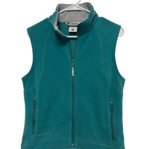 Columbia Women's Teal Fleece Vest.  Size M